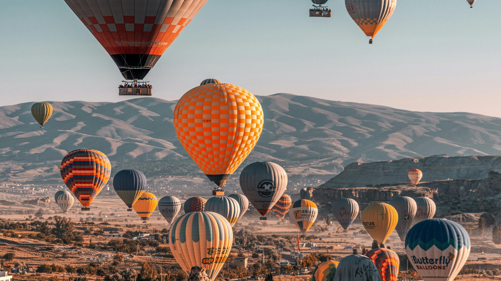 Полёт на воздушных шарах. Каппадокия. Турция