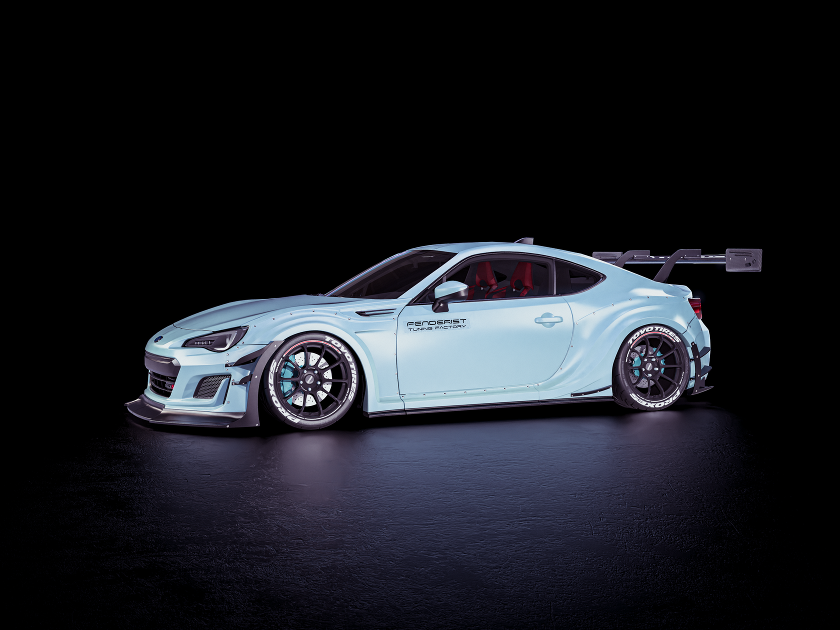 Full Fenderist Spec R Kit Wide Body Kit Subaru Brz