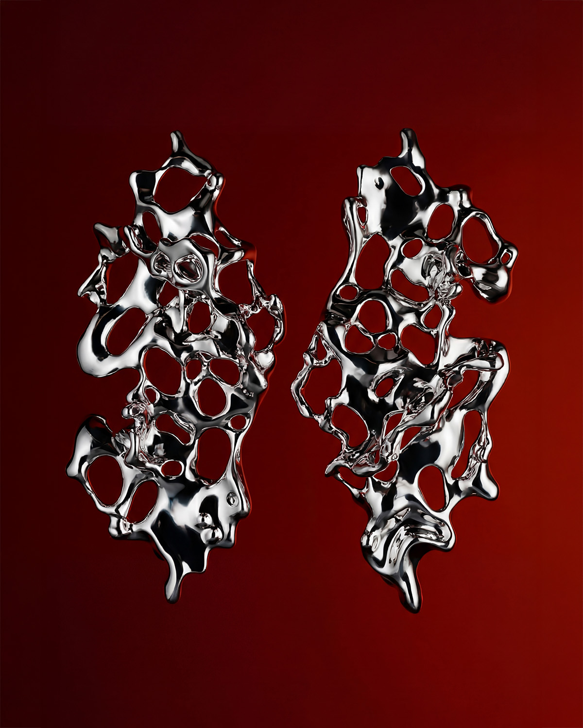 Инопланетный дизайн сережек