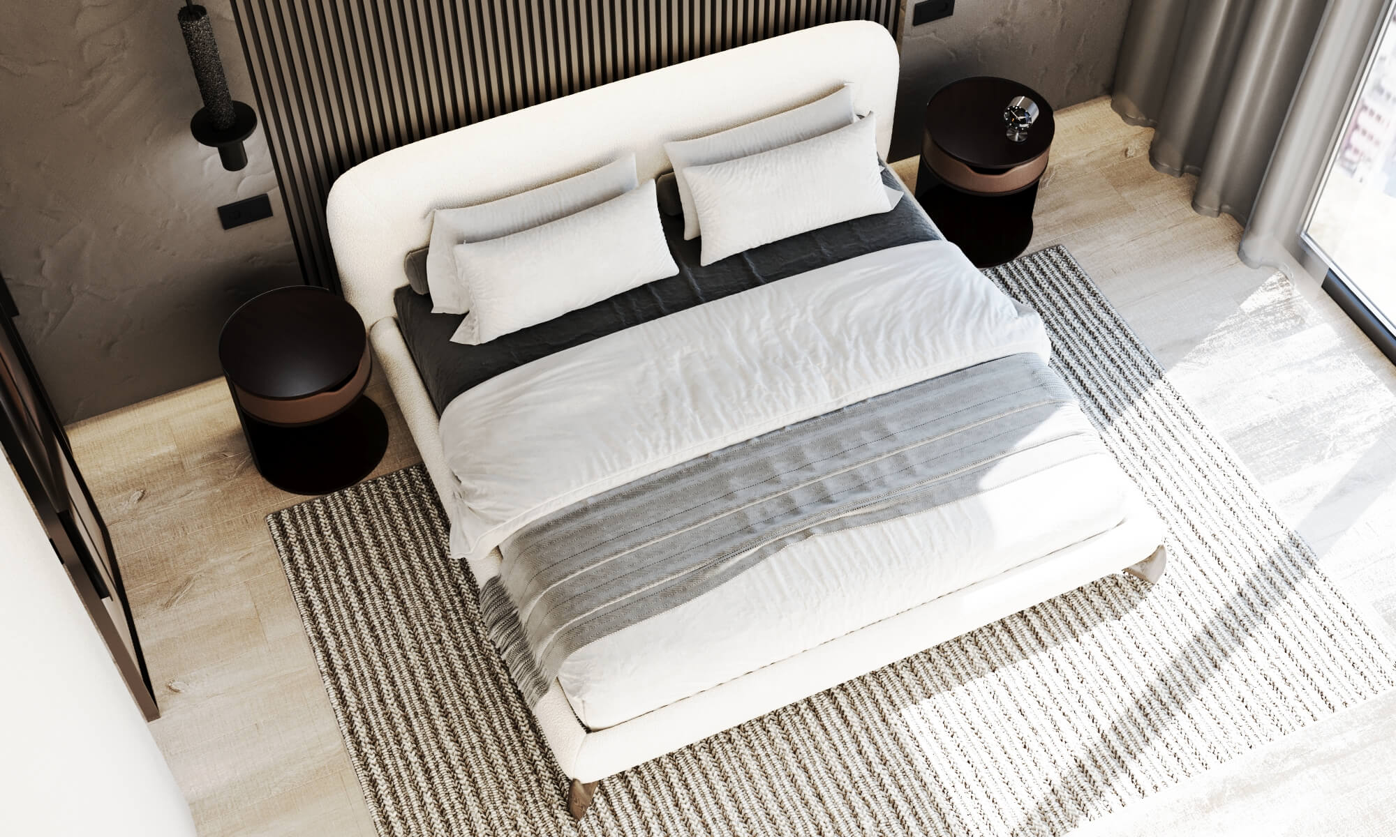 кровать с системой хранения