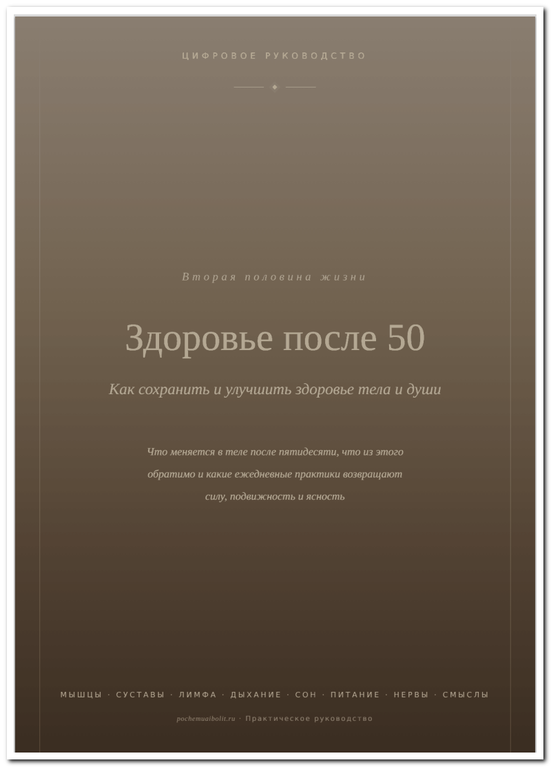 Обложка книги «Здоровье после 50»