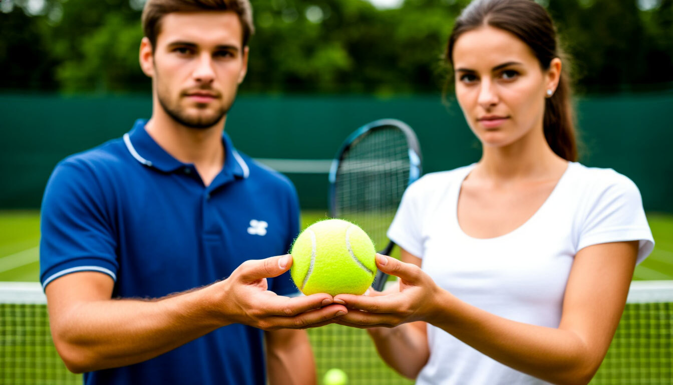 Игра в большой теннис для начинающих