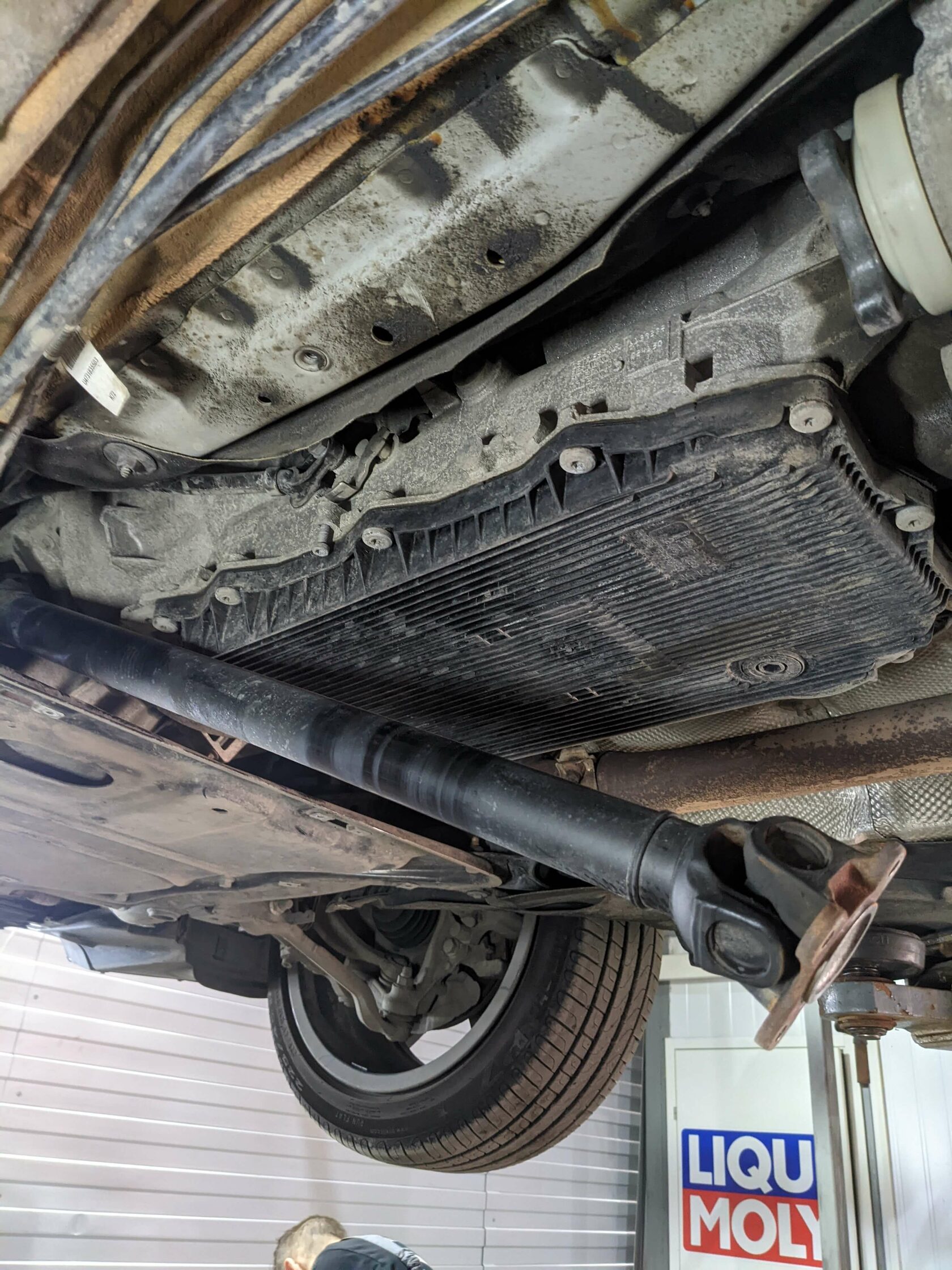 Откручивание переднего кардана