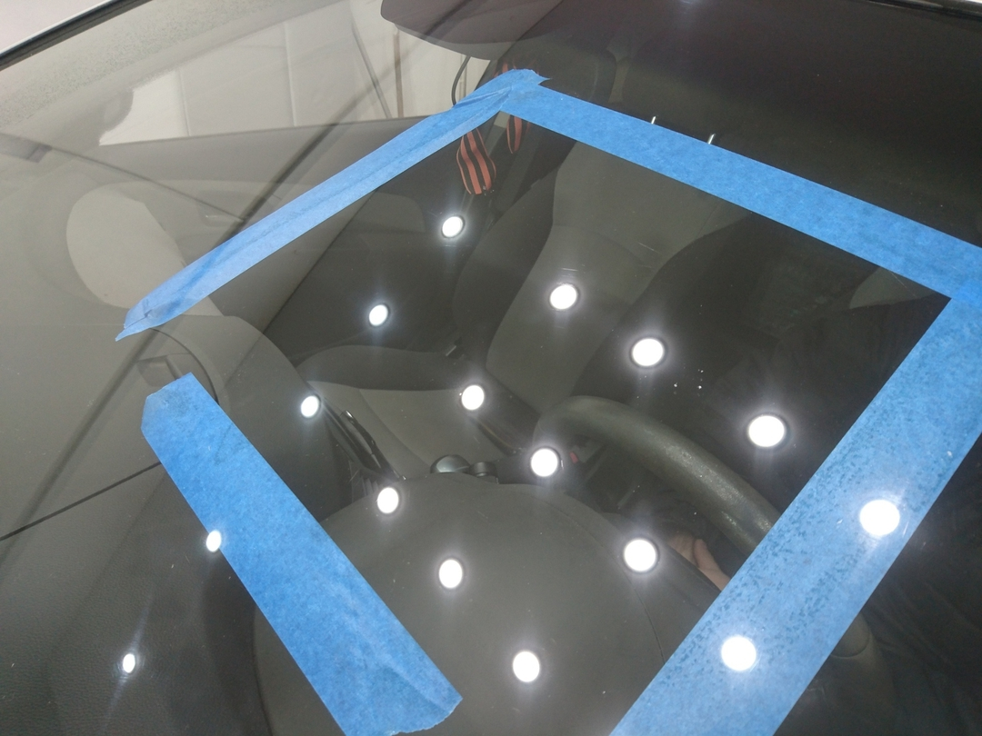 граффити на стекле после полировки Glass Gloss