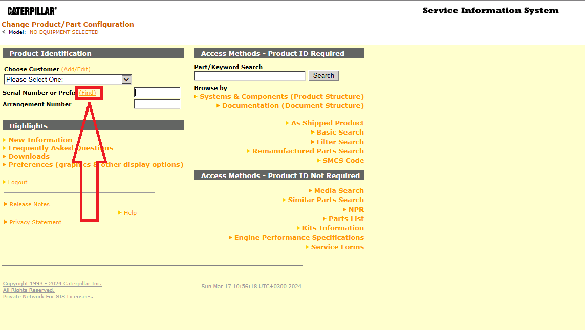 Sis Serial Number Instructions, manual for SIS CAT - Service Information System. Step-by ...