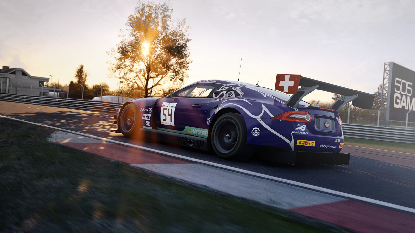 Игра для автосимулятора Assetto Corsa Competizione в клубе виртуальной реальности MIR VR в СПб