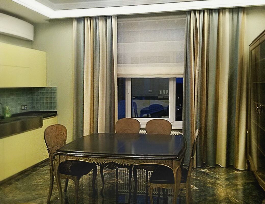 Пошив штор на заказ в студии Лаконика - современные решения и петербургская классика