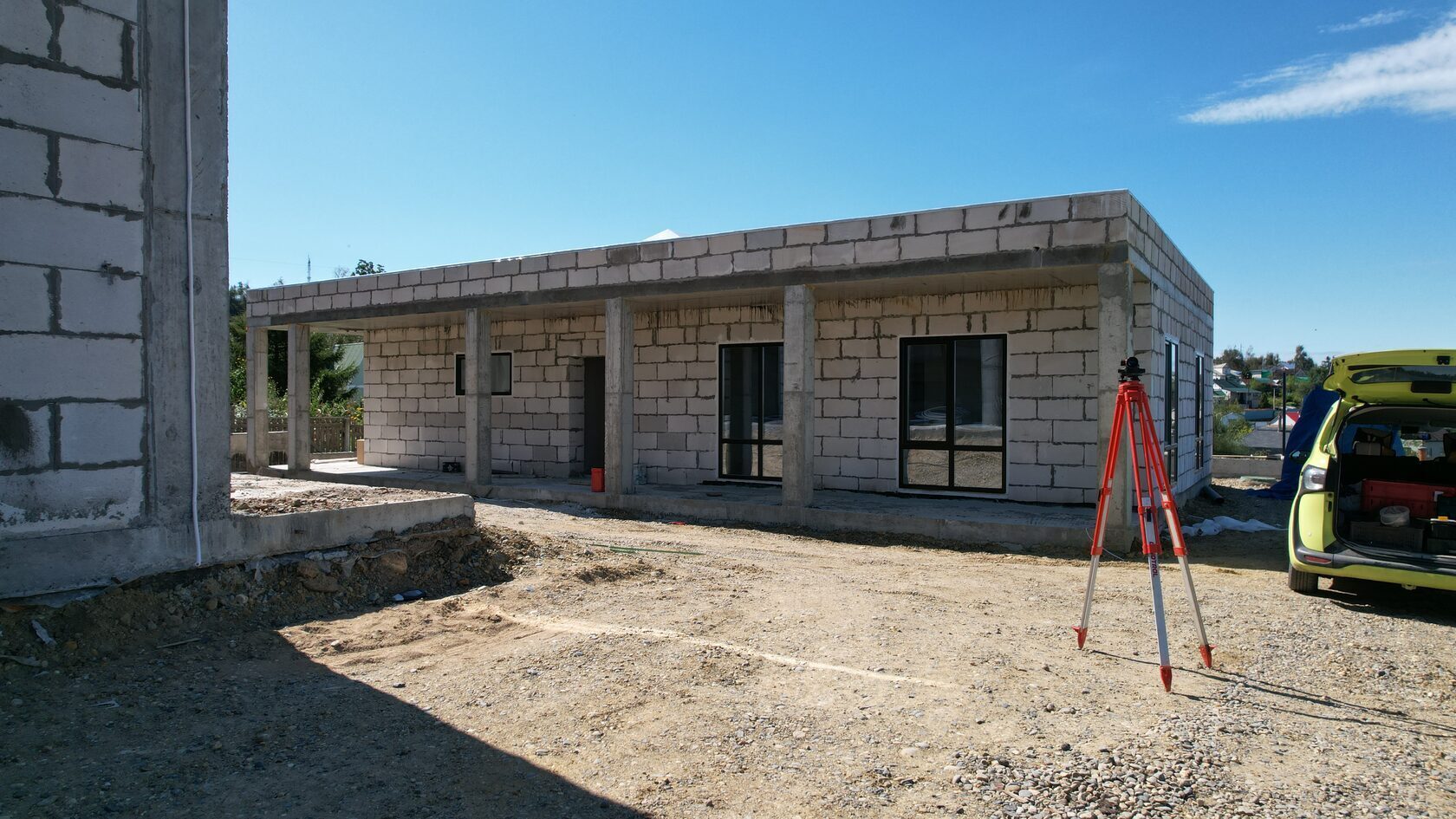 Баня в стиле хайтек 108 кв.м.