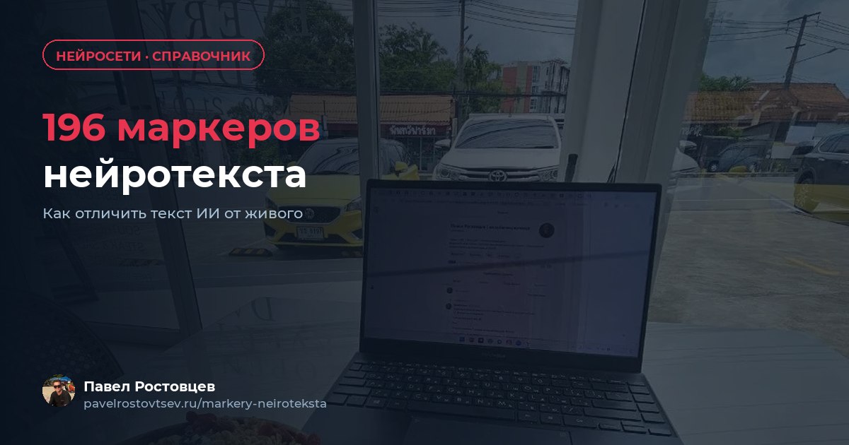196 маркеров нейротекста