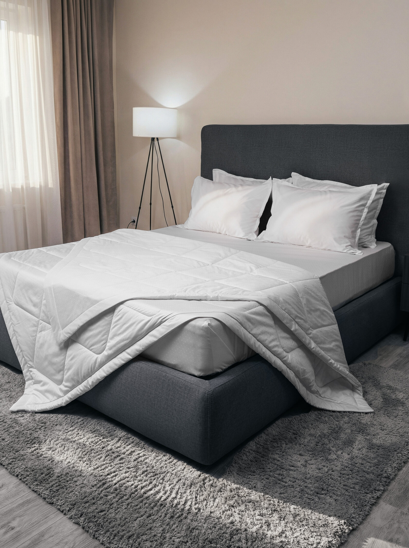 Комплект постельного белья со встроенным одеялом «Гранд» из премиальных тканей