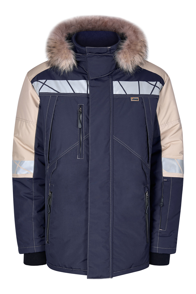 куртка с мехом на белом фоне рабочая