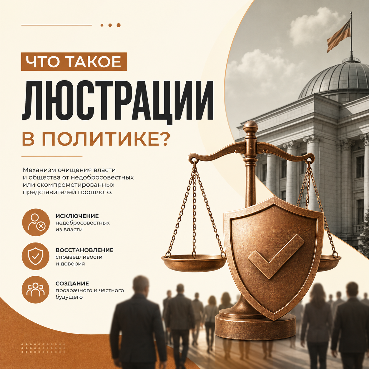 Люстрации: значение термина в политике и правовом поле