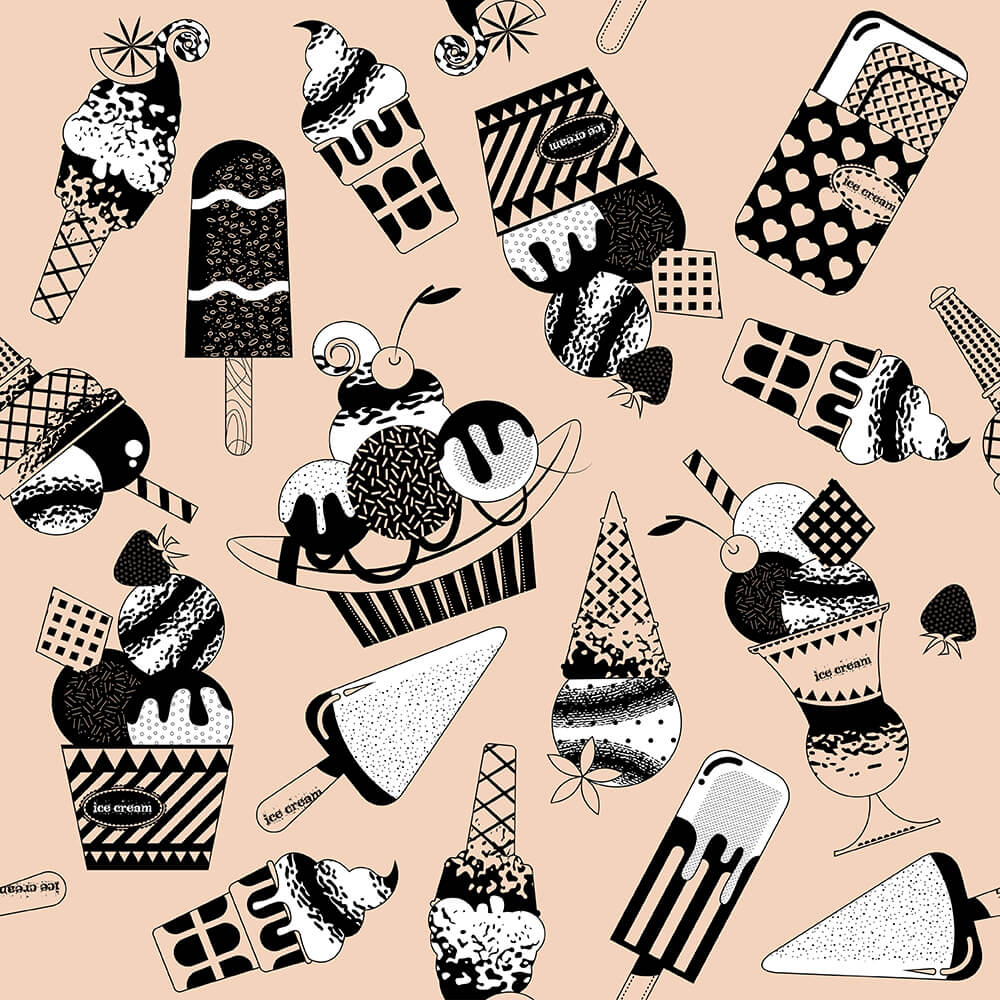 Мороженое. Паттерн
