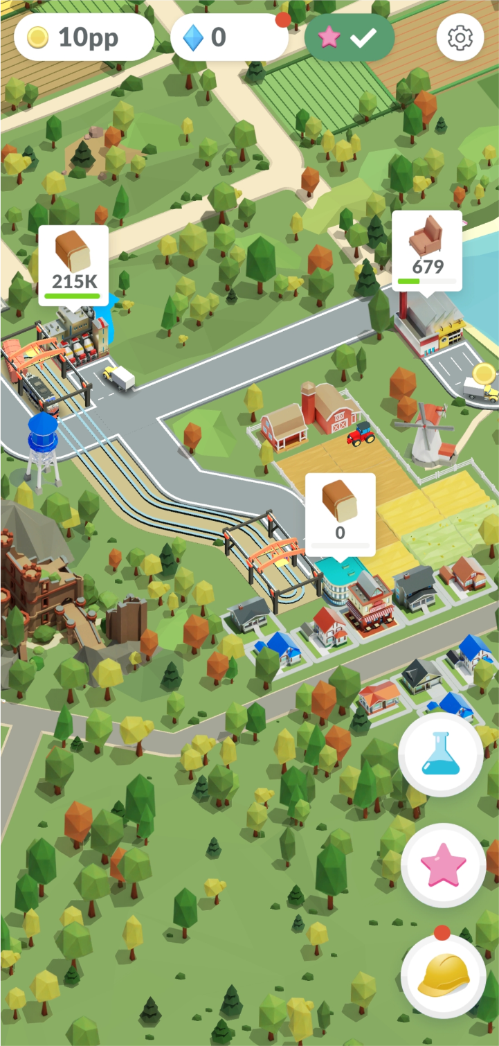 Разработка мобильной игры IDLE DELIVERY CITY TYCOON