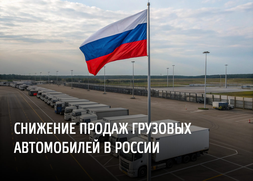 Снижение продаж грузовых автомобилей в России