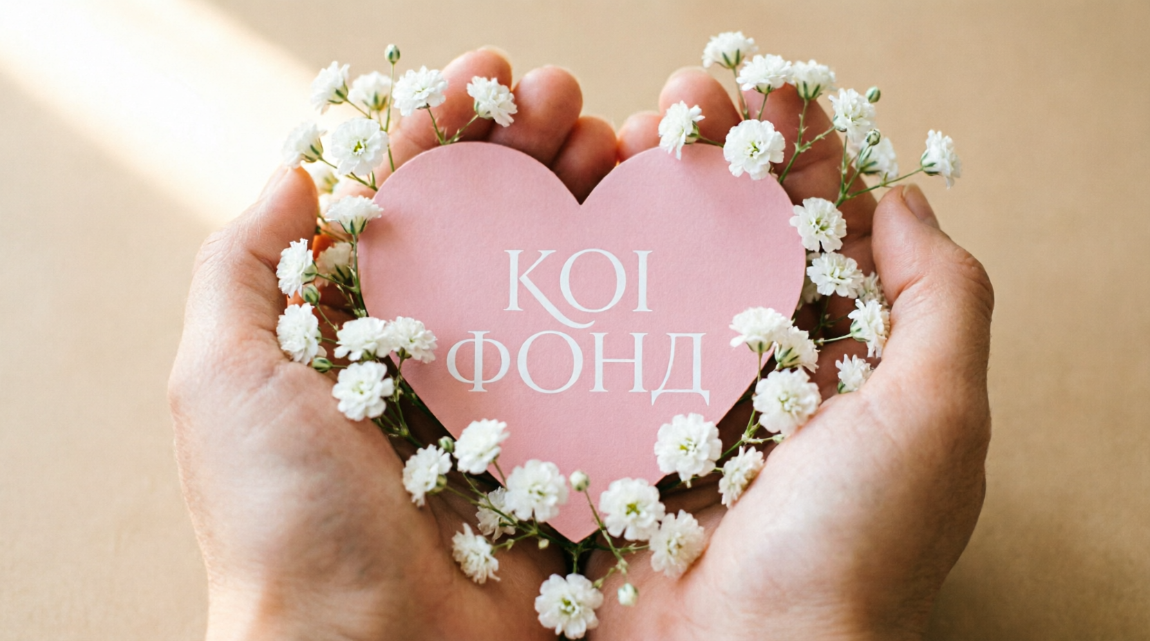 KOI Фонд - руки с сердцем