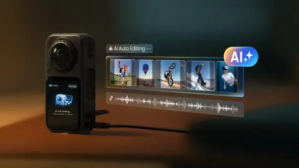 Монтаж видео с AI Director на Insta360 X6