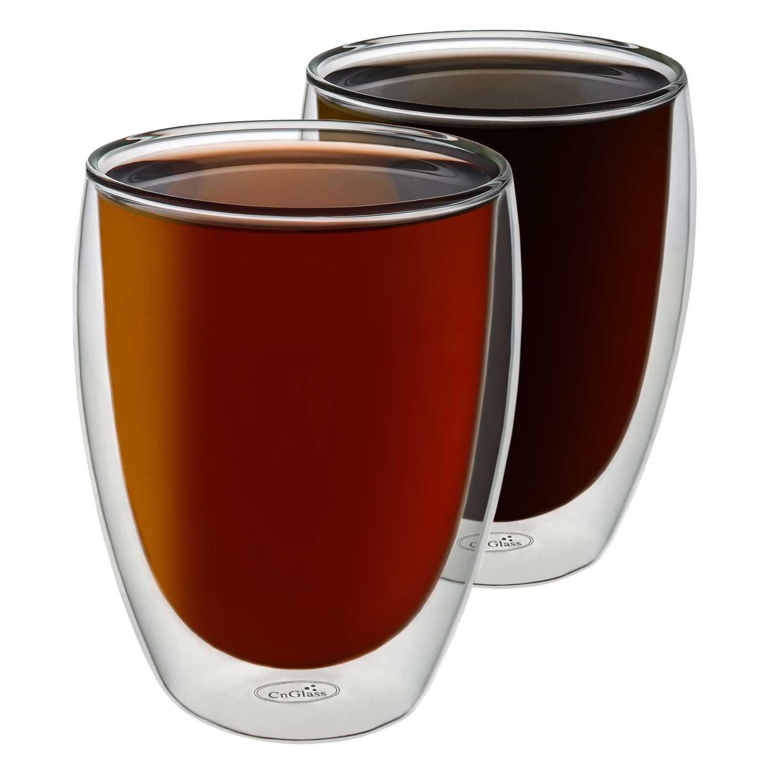 Набор стаканов с двойными стенками для кофе 350 мл 2 шт. B13-2 CnGlass