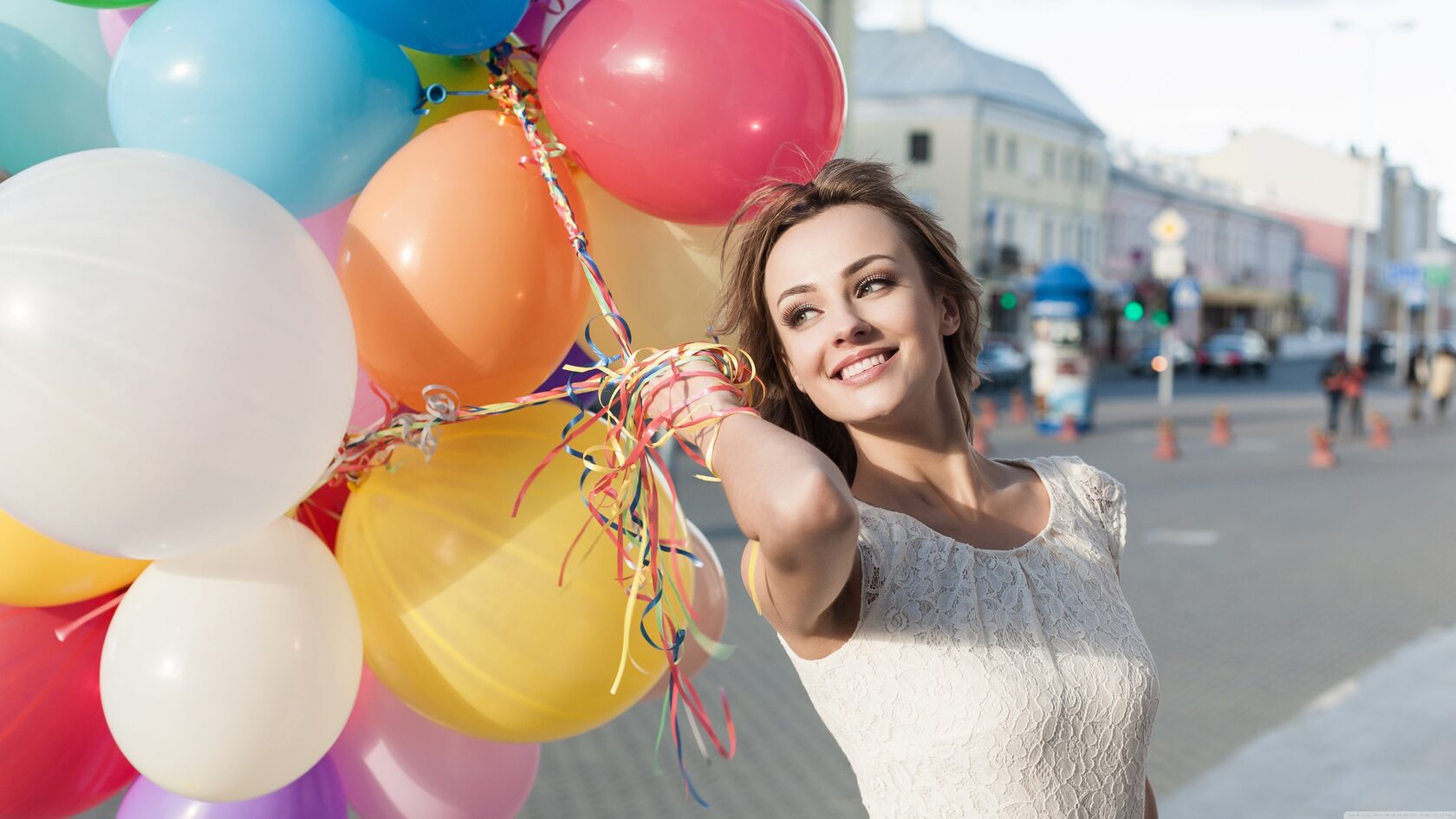 фото с шарами воздушными на день рождения