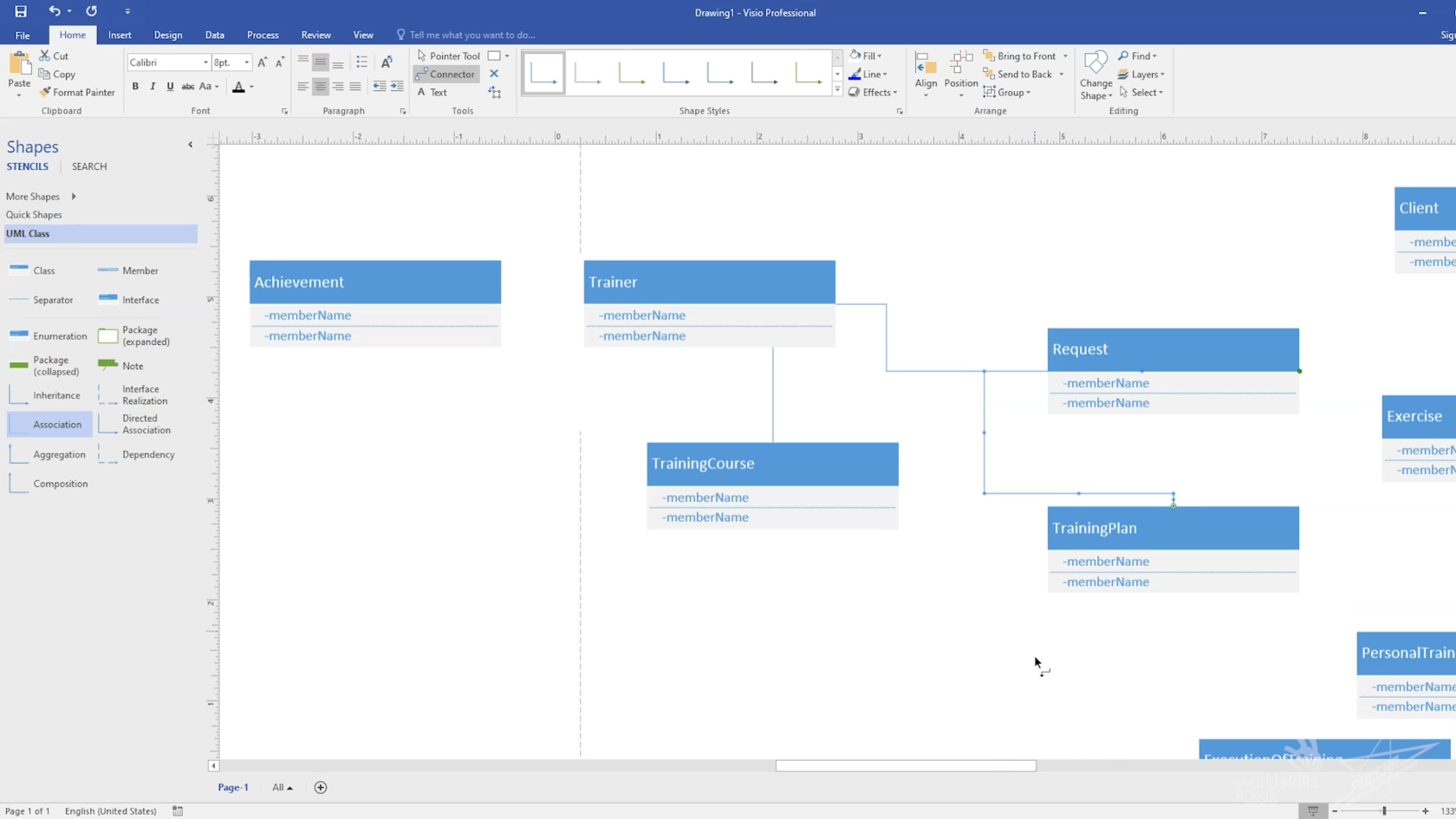 Проектирование диаграммы классов UML (Class Diagram) — Национальная сборная  Worldskills Россия