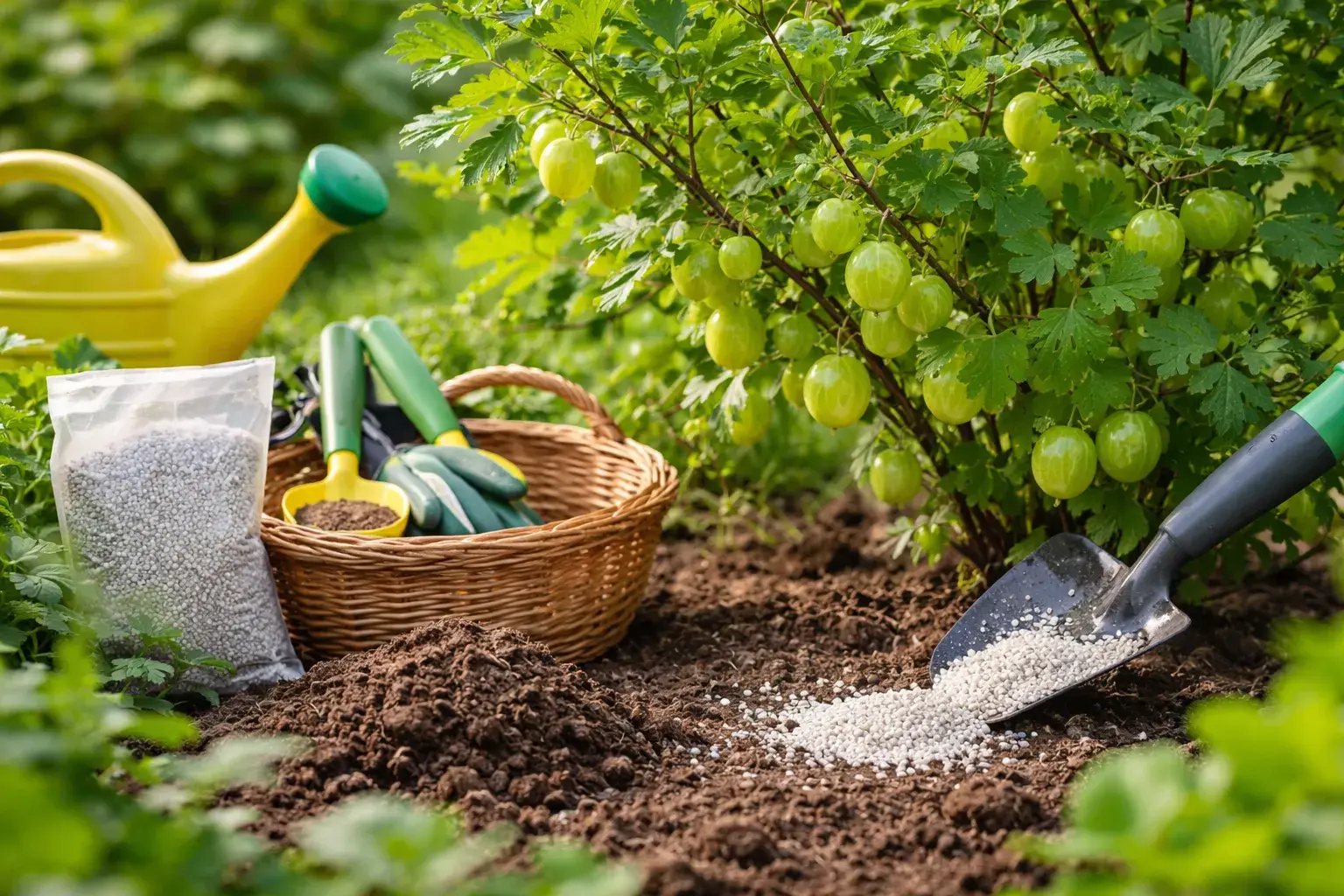 Чем подкормить крыжовник весной