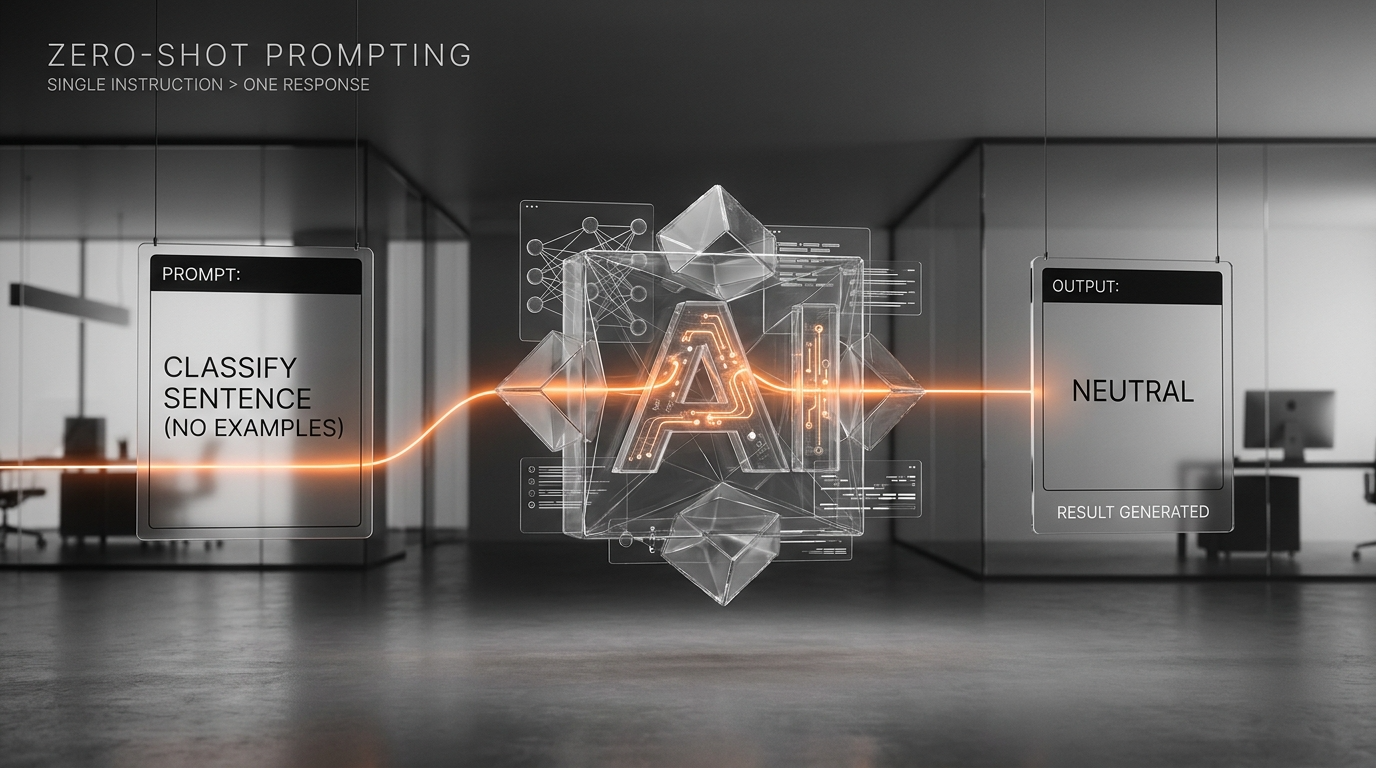 Что такое zero-shot prompting — запрос к языковой модели без примеров
