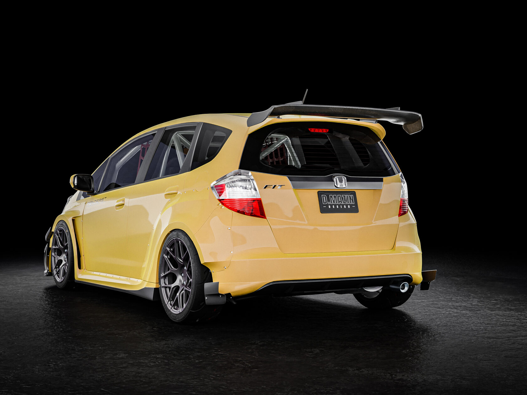 FENDERIST SPEC S FULL FENDER FLARES SET / WIDE BODY KIT HONDA FIT