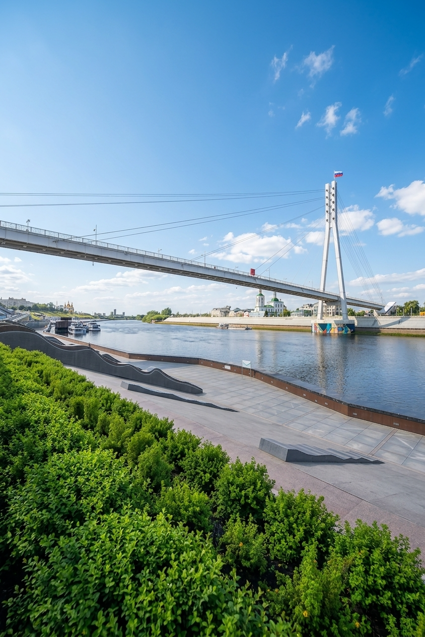 Мост влюбленных, Тюмень