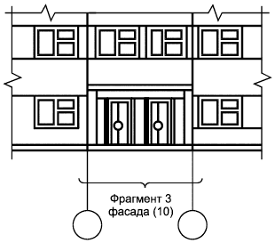 Рисунок 16 — Обозначение фрагмента фигурной скобкой