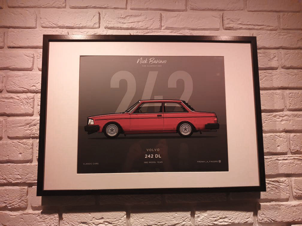 Купить постер с автомобилем