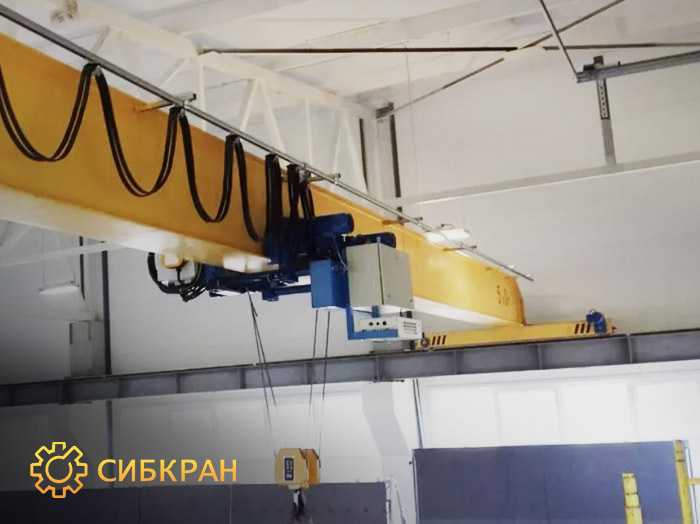 Производство, доставка и монтаж 5-тонной электрической опорной кран-балки с пролетом 10,5 метров в Иркутске
