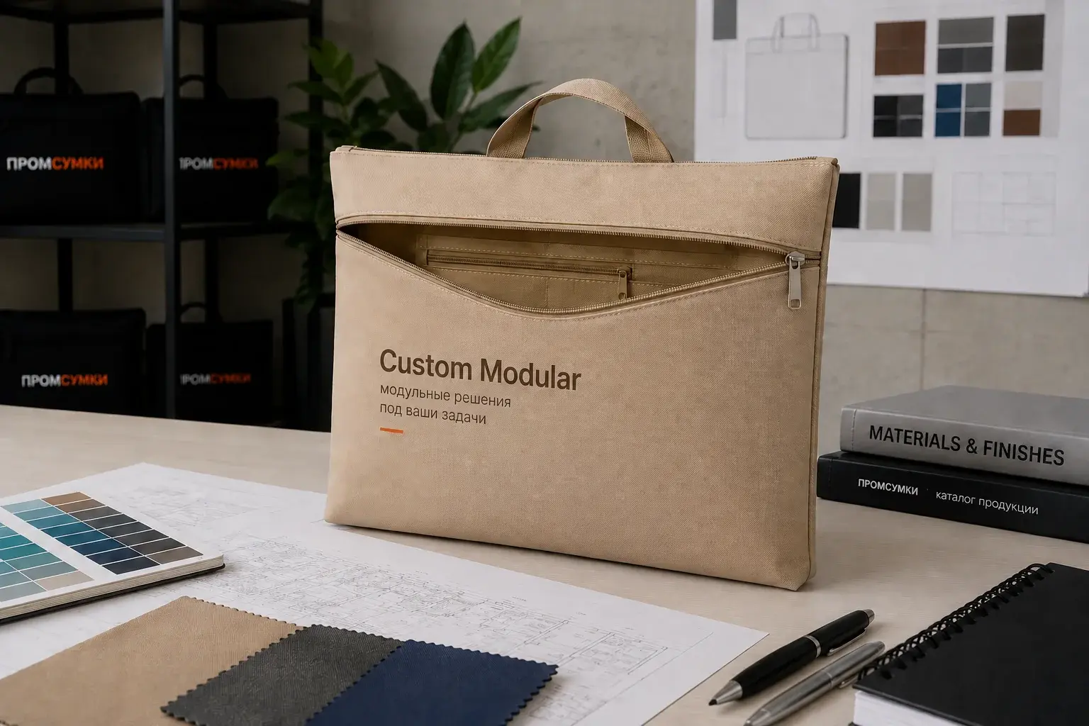 Custom Modular — сумка-папка с внутренними модулями