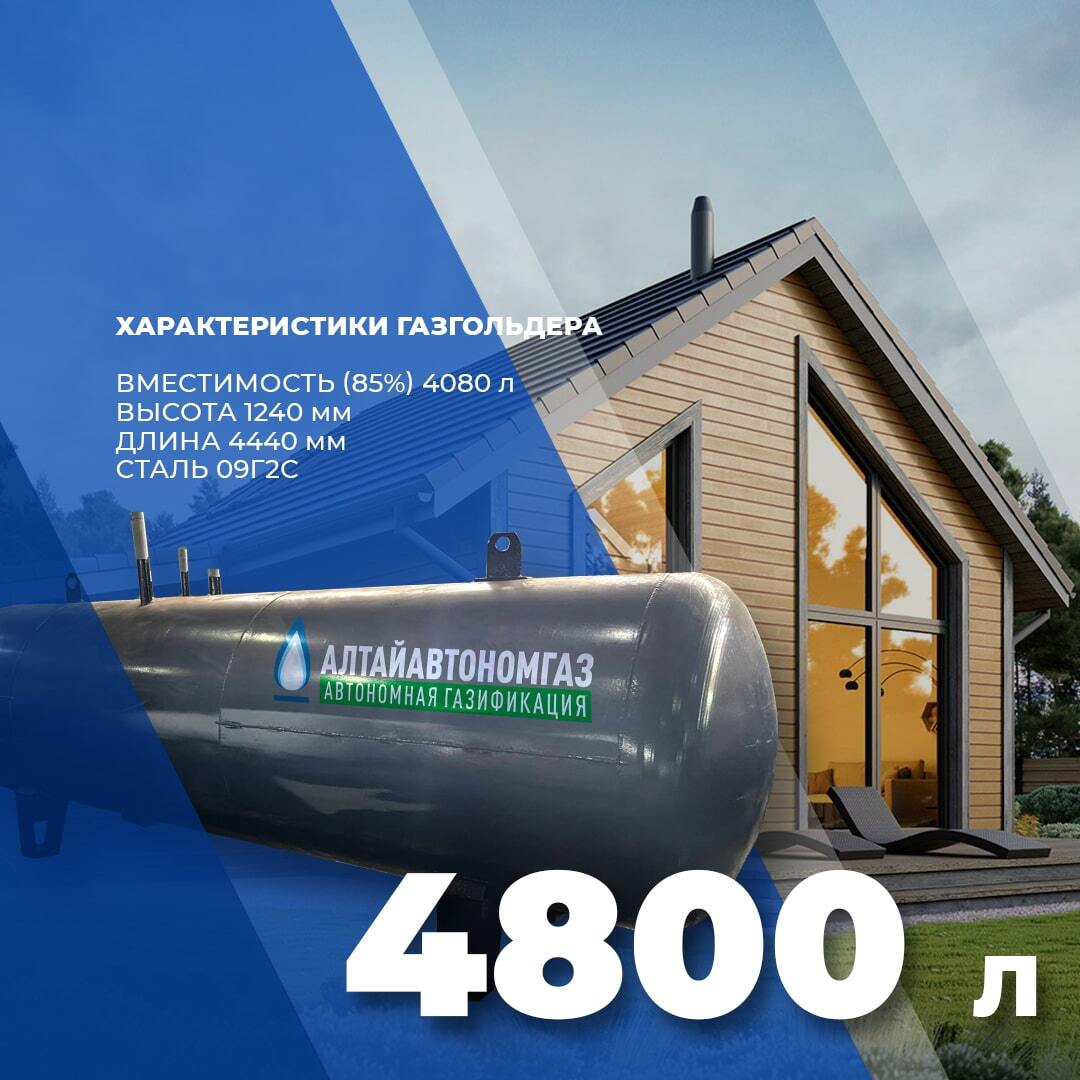 Автономная газификация и продажа газгольдеров