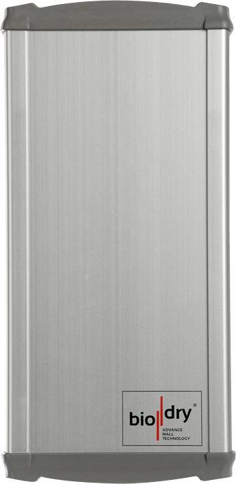 прибор Биодрай который борется с влажностью в стенах из-за капиллярного подъема влаги, абсолютная гарантия осушения стен благодаря развороту радиоактивных волн от земли