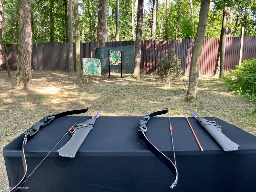 Тимбилдинг на природе с лучным тиром для сотрудников компании