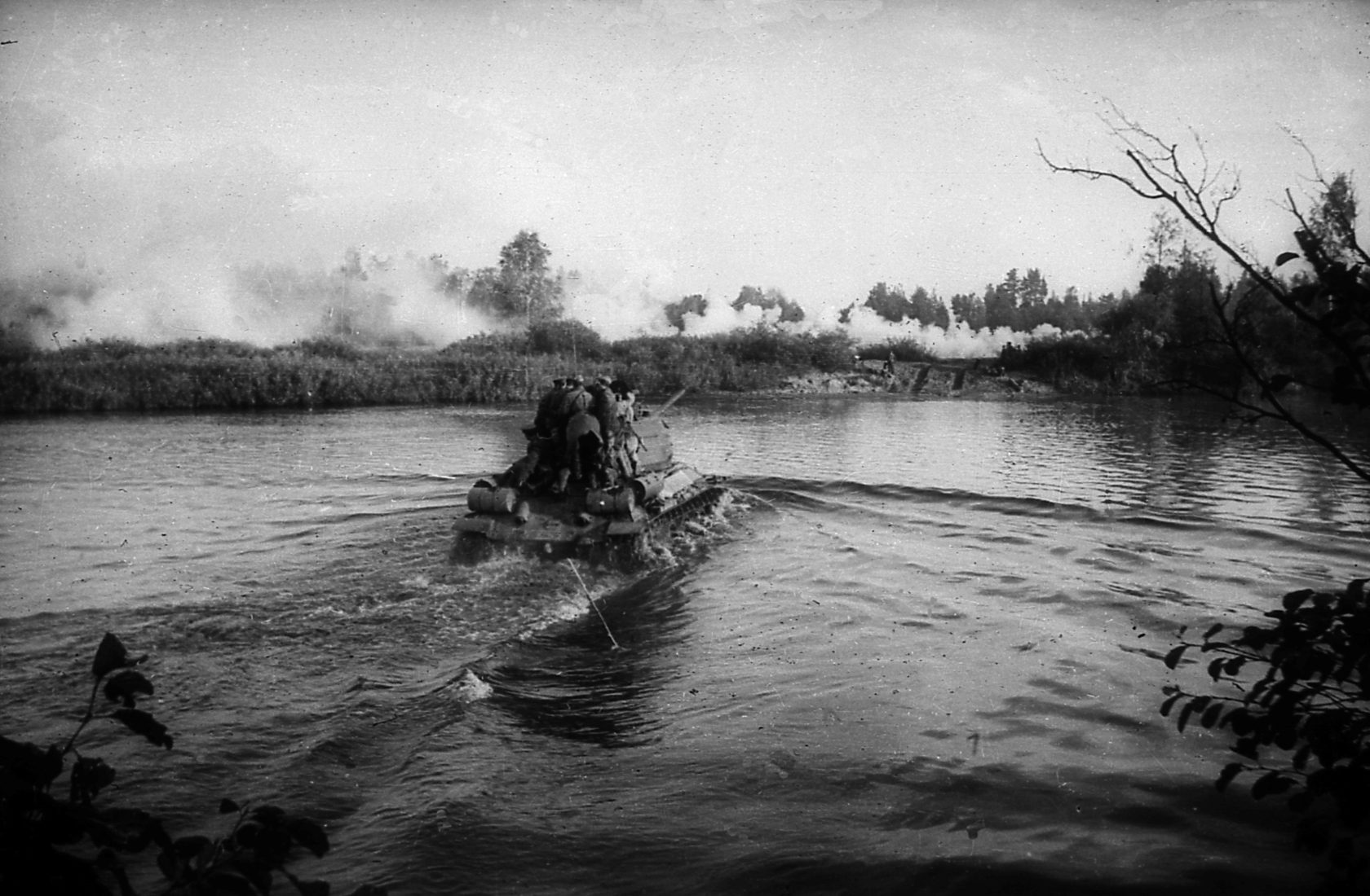 Форсирование реки Друть 1944