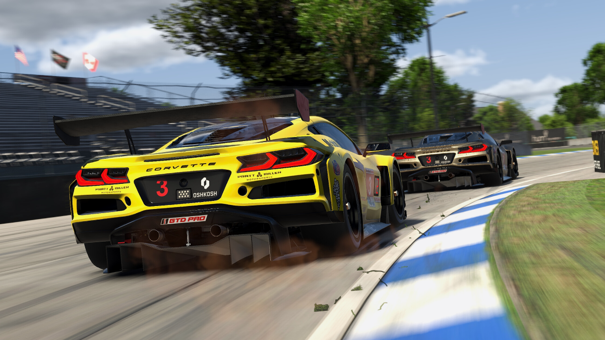 Демонстрация графики и ее детализации в симуляторе 