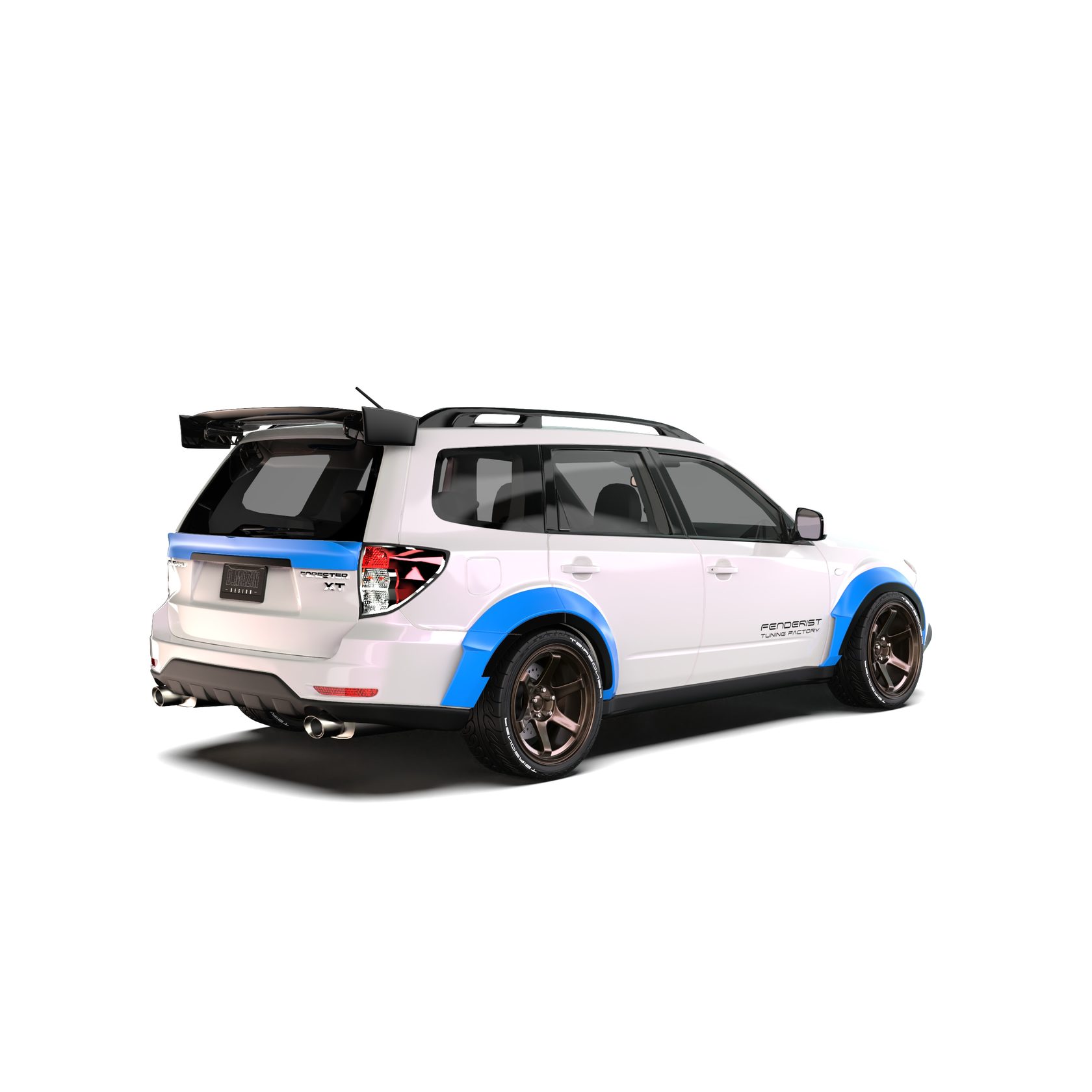 FENDERIST SPEC S Fender Flares Set / Wide Body Kit SUBARU FORESTER SH 0714