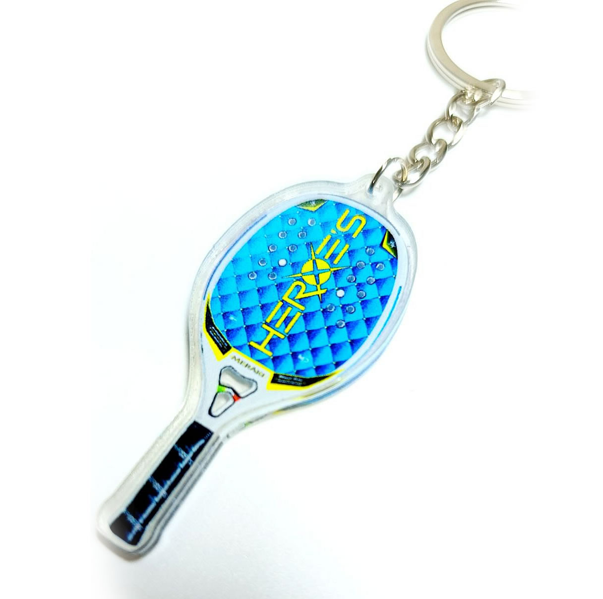 брелок ракетка пляжный теннис, высота 55 мм