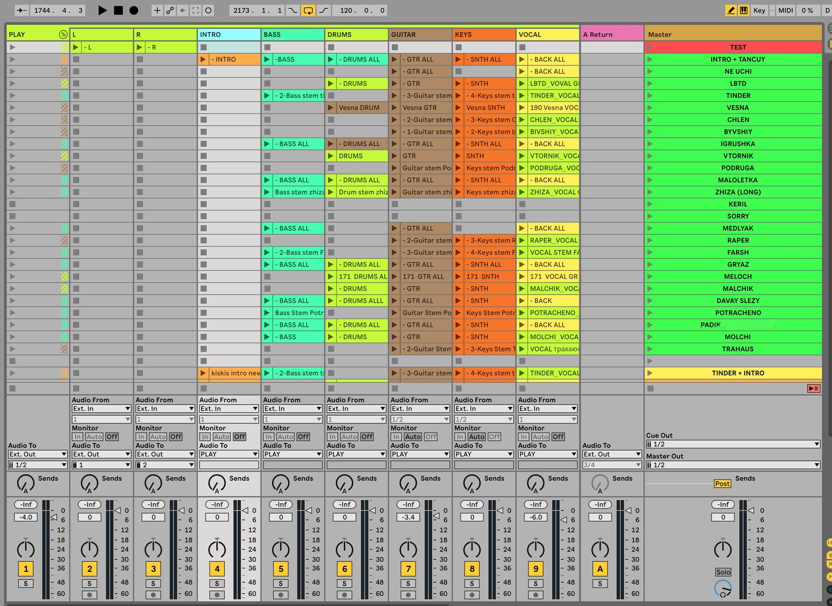 Работа с плэйбэком на концерте в Ableton Live | Иван Сысо