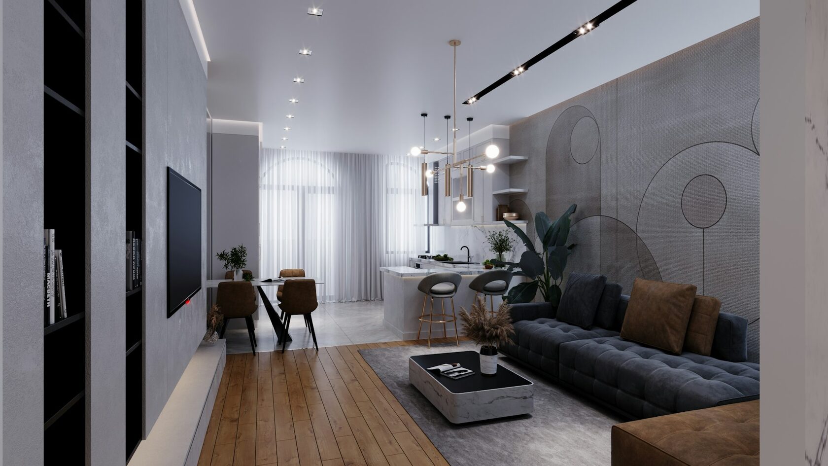 3D-модель квартиры в ArchiCAD