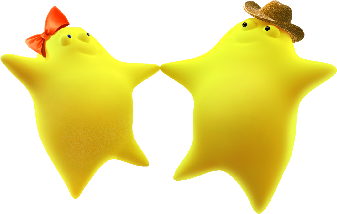 танцующие персонажи для бренда кукурузных палочек Пуфи Флуфи