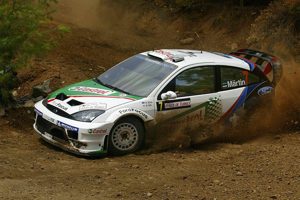 Маркко Мяртин и Майкл Парк, Ford Focus RS WRC '04 (ET53 URO), ралли Турция 2004