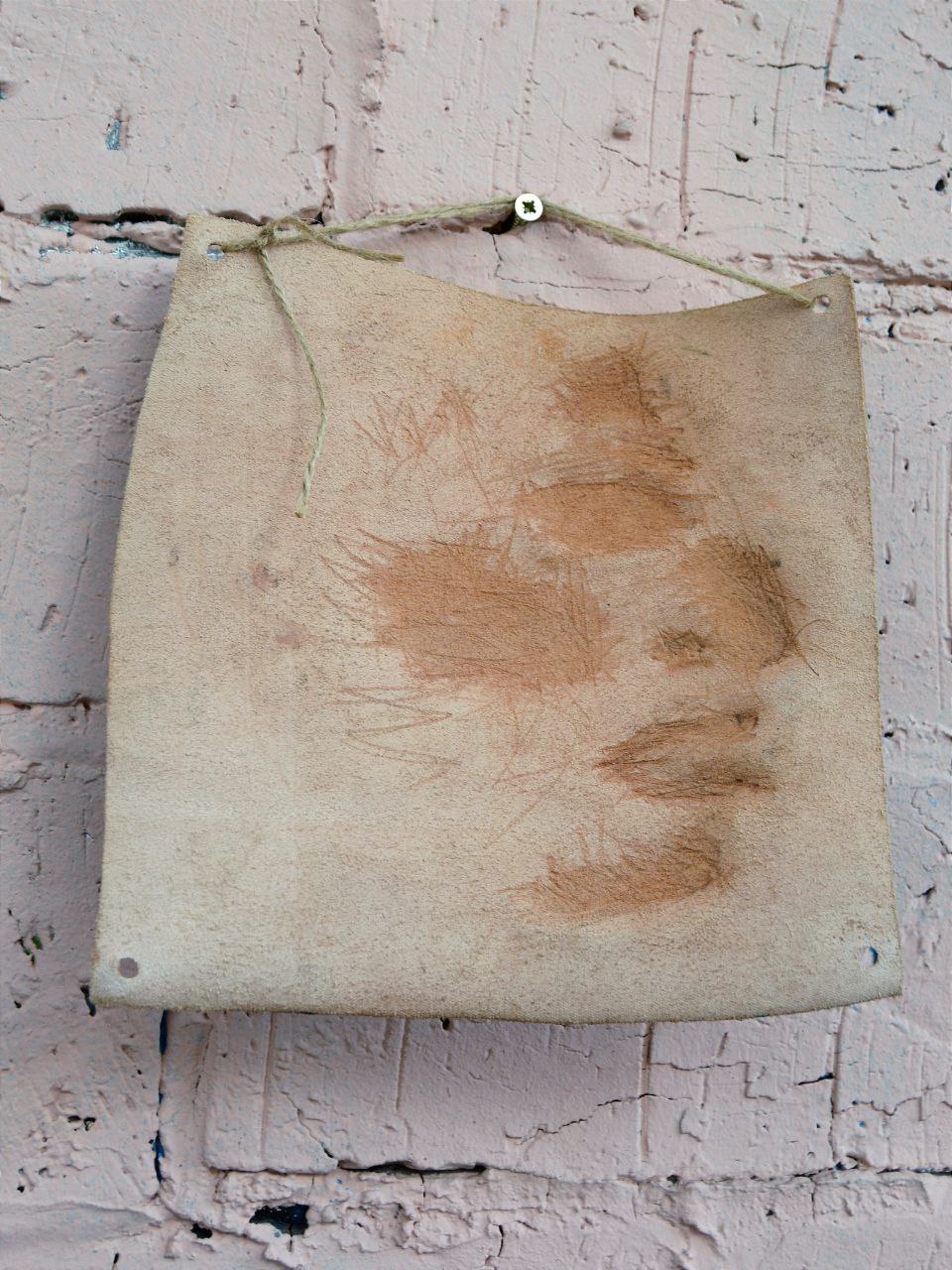 Скульптура настенная из фактурной кожи А.МузылевЪ &quot;Авангард Дзен Гранжа 1&quot;