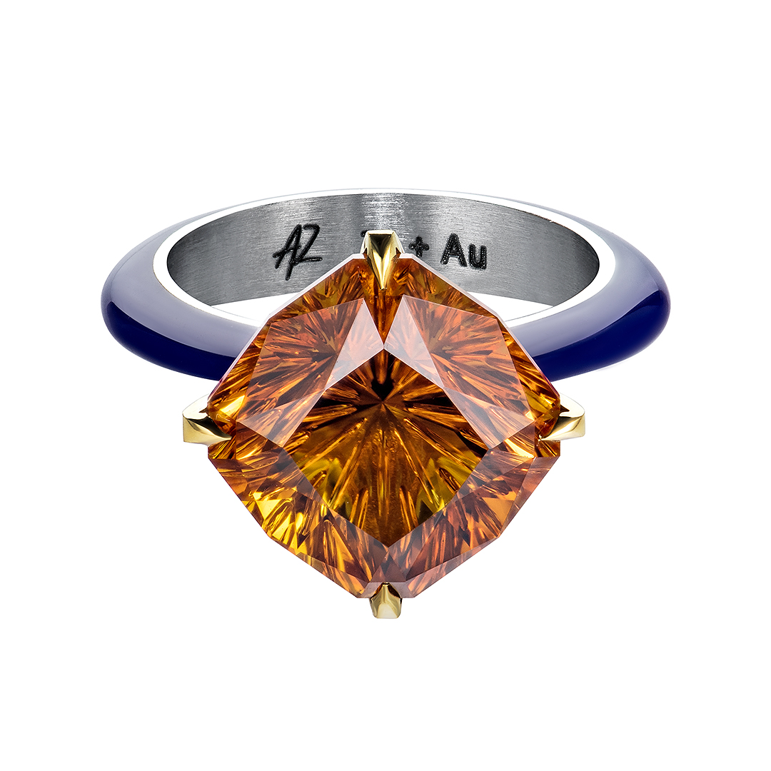 Ирис с цитрином мадера