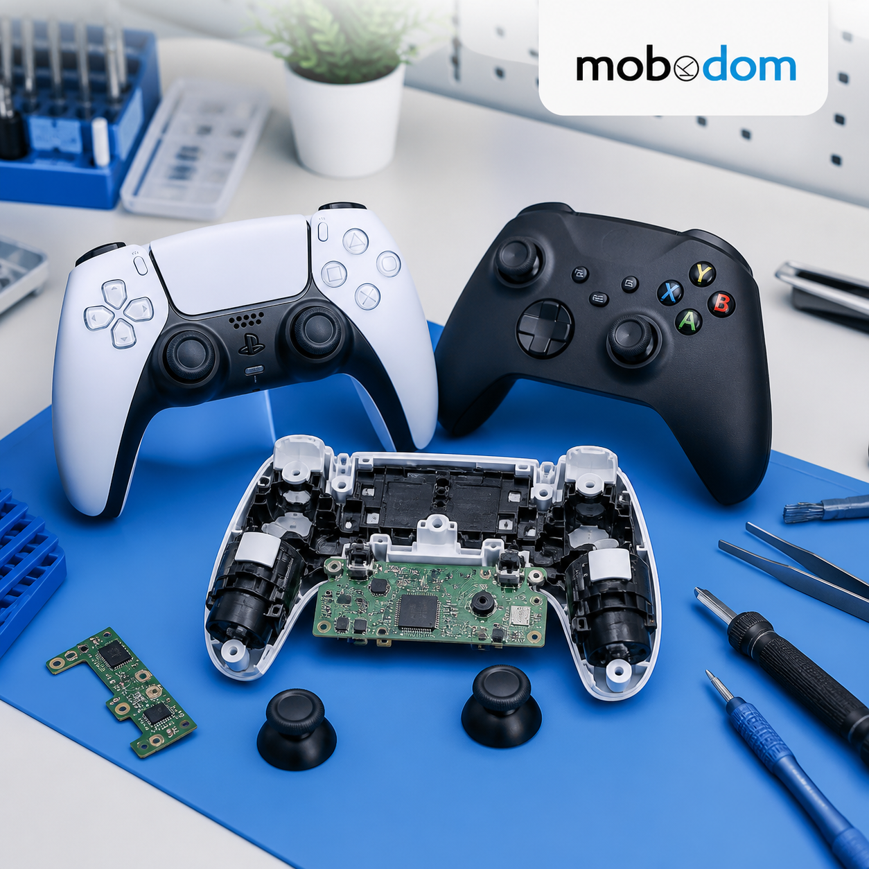 Ремонт геймпадов DualSense и Xbox: инженерная диагностика и ремонт