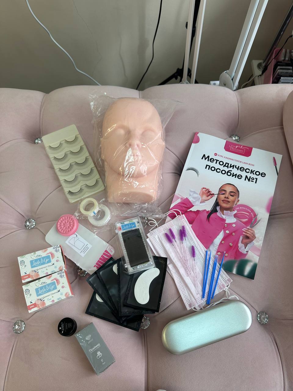 Манекен для наращивания ресниц