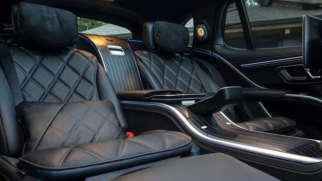 Mercedes Maybach luxury interior VIP transfer Almaty