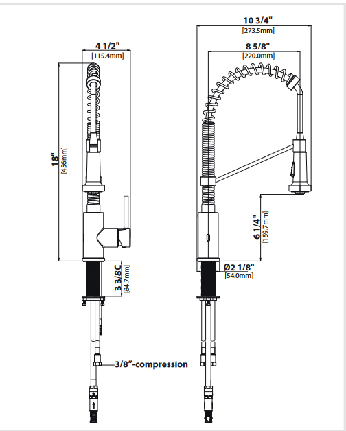 Кухонний змішувач Kraus KSF-1610MB - изображение 4