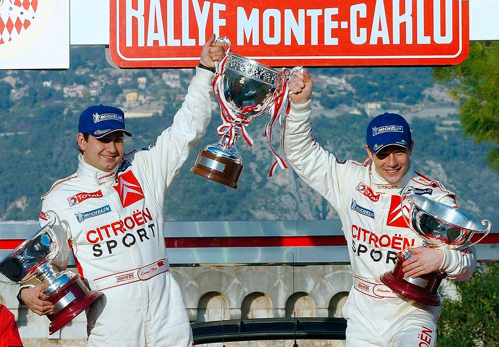 Победители ралли Монте-Карло 2004 Себастьен Лёб и Даниэль Элена